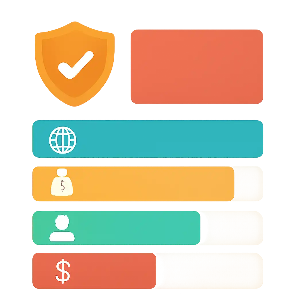 Infographic comparing options using coloured bars and, Is Teen Patti Gold Safe? What to Check Before You Deposit