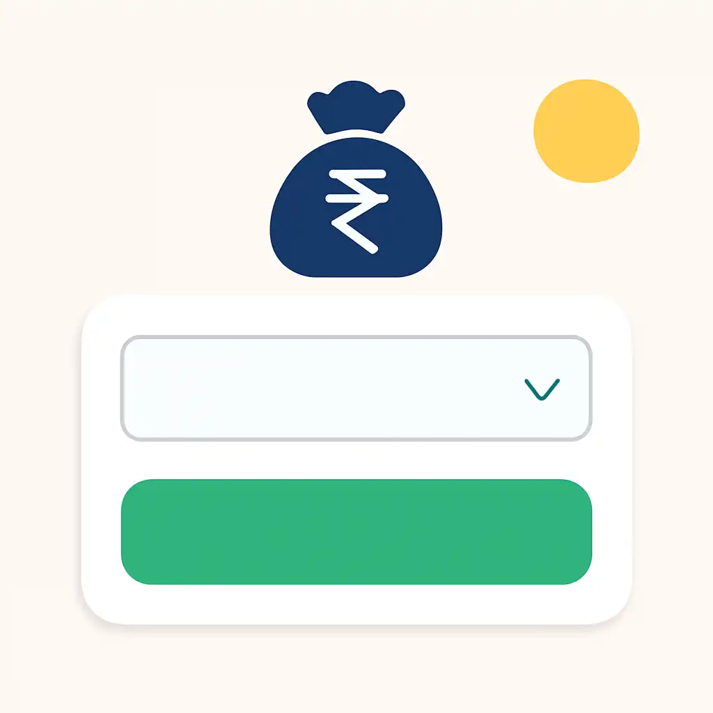 Close-up of button or form field for withdrawal limits, Teen Patti Gold